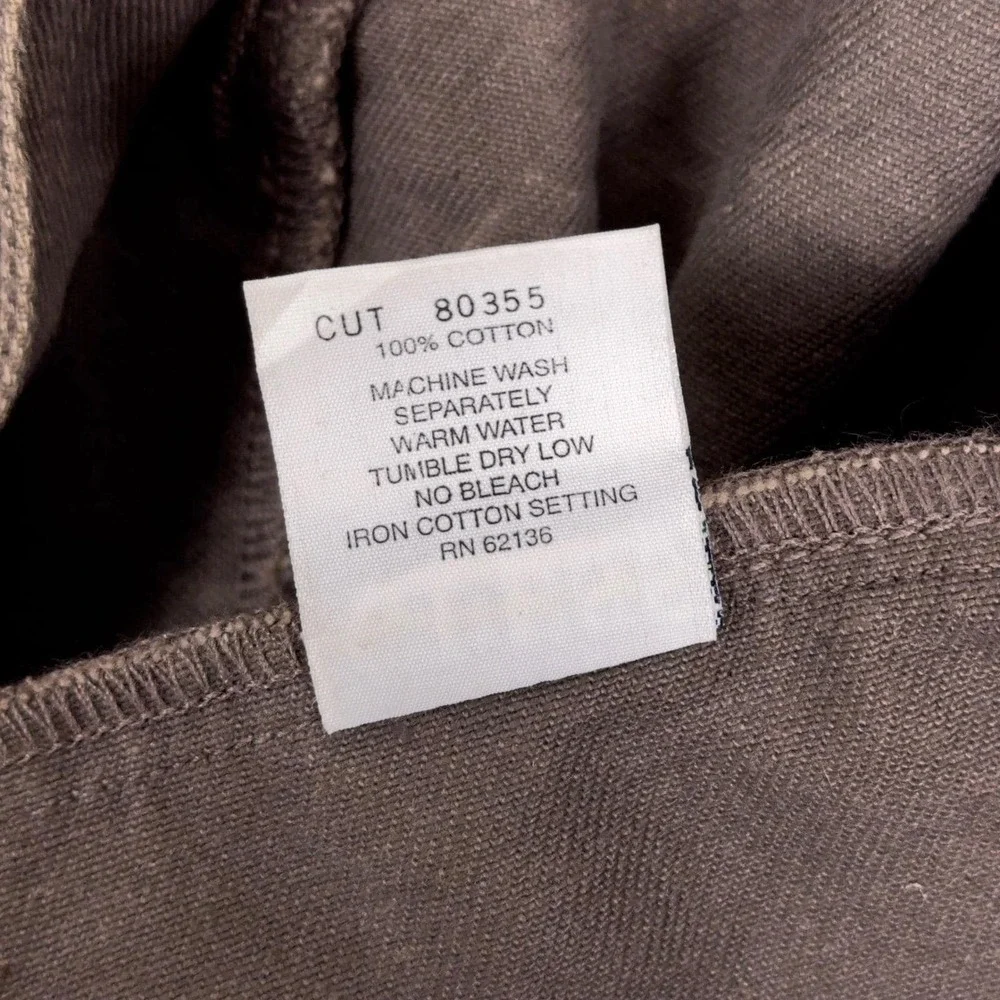 Vintage 90s Guess Jeans USA Brown Denim Trucker Jacket Made in USA Mens L - Picture 7 of 9